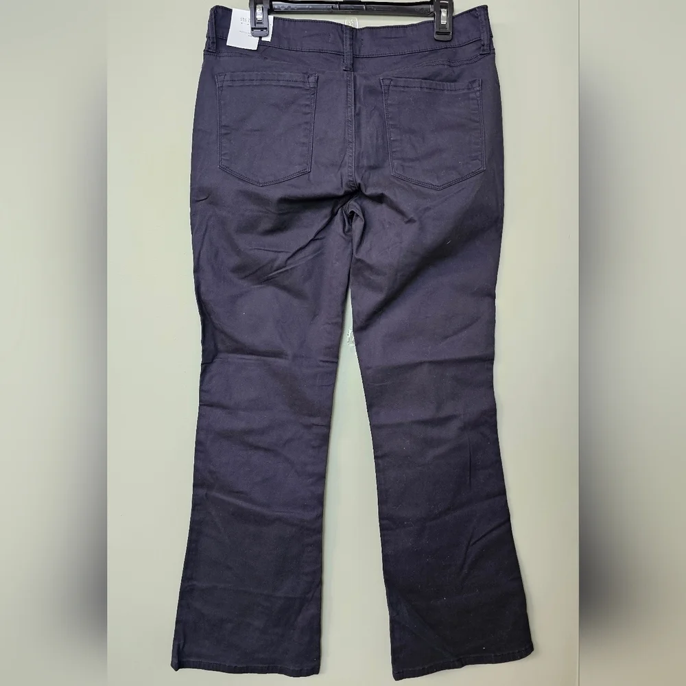 Stitch Fix STS BLUE Mandy Bootcut Mid Rise Black Flare Jeans Women's Size 31